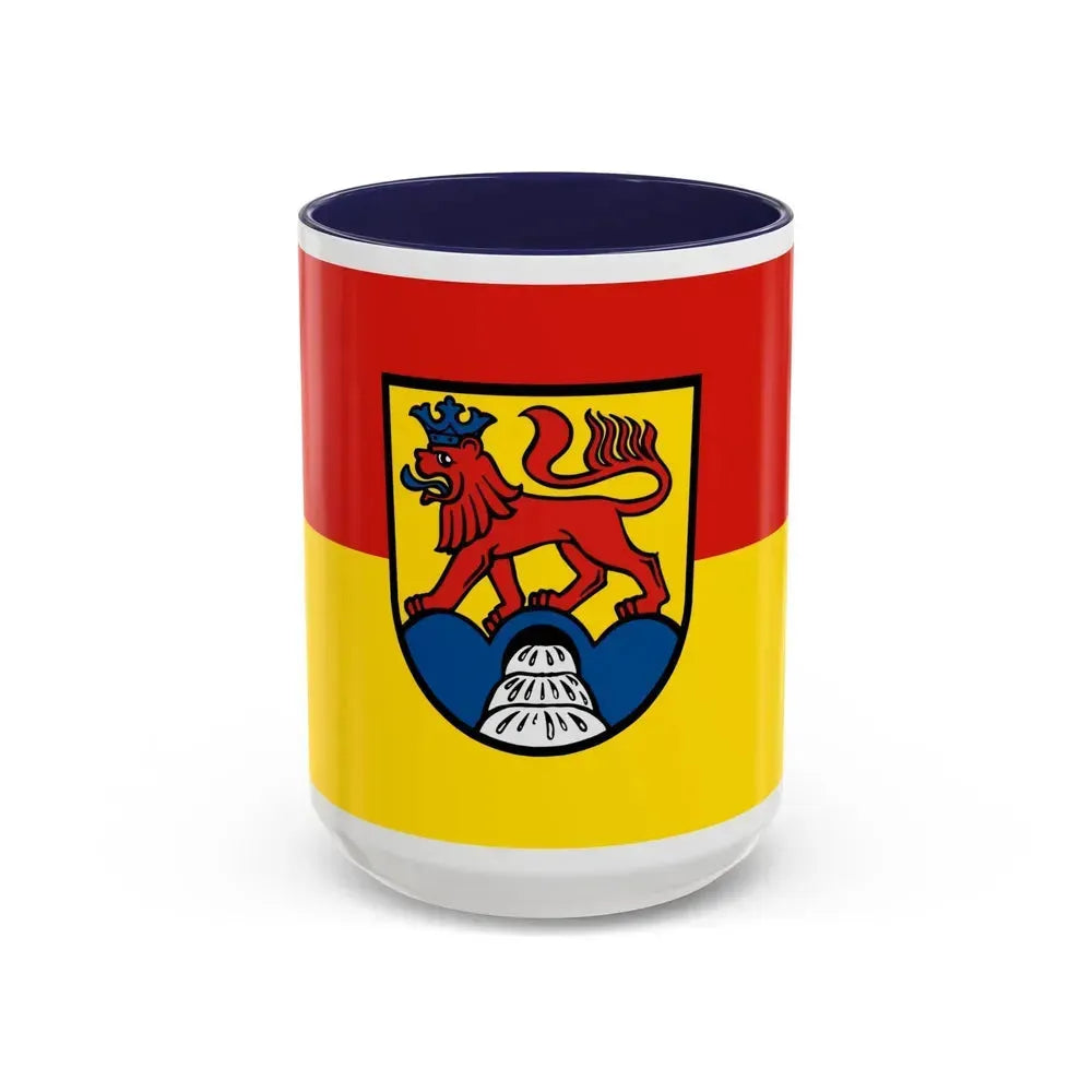 Flag of Calw Germany - Accent Coffee Mug 15oz Navy - Go Mug Yourself