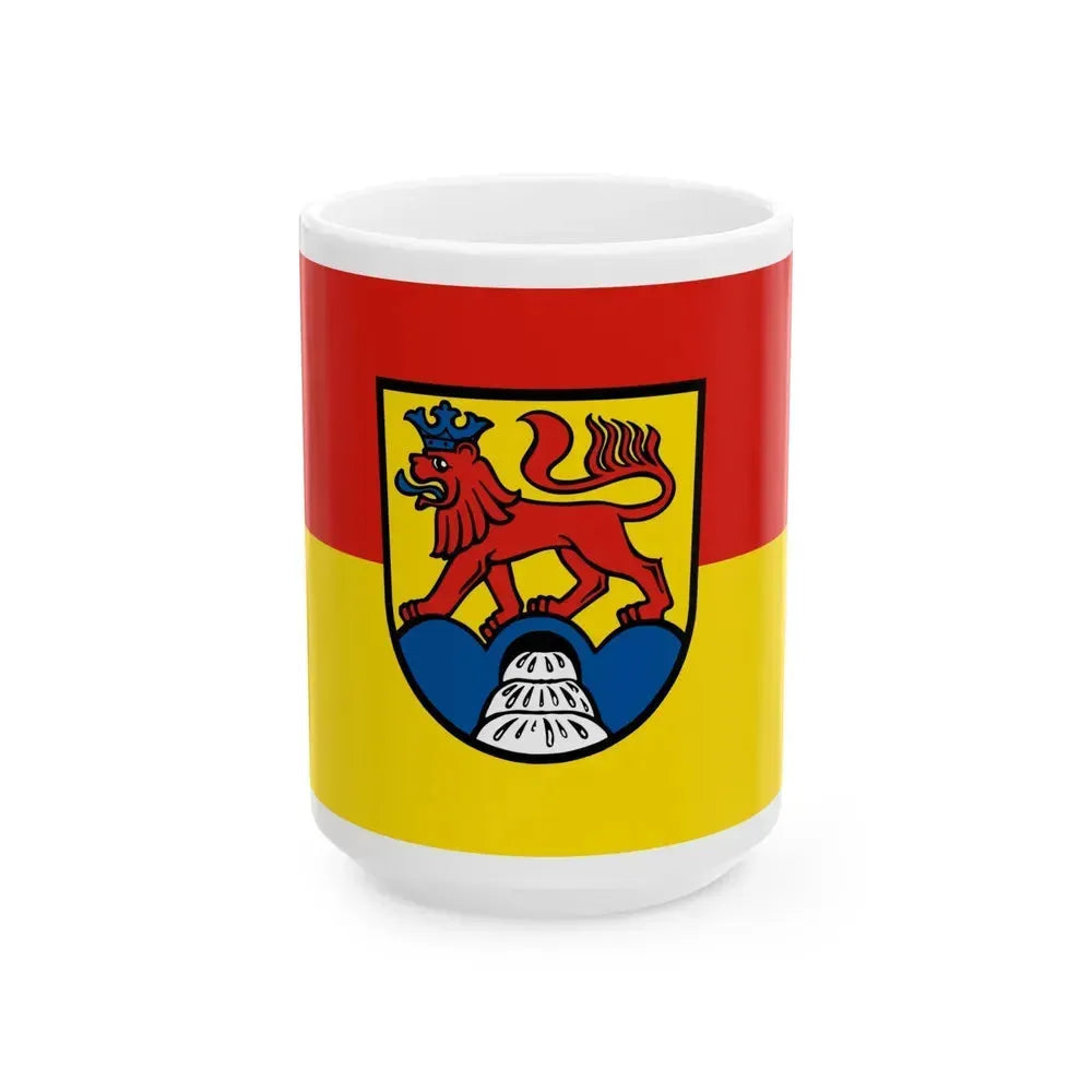 Flag of Calw Germany - White Coffee Mug 15oz - Go Mug Yourself