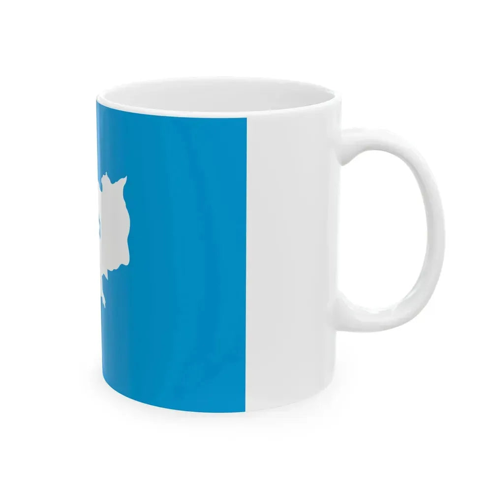 Flag of Cambodia 1992-1993 (Cambodia) White Coffee Mug - Go Mug Yourself