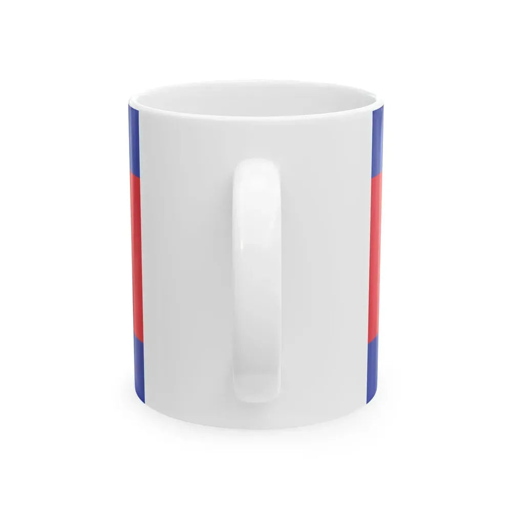 Flag of Cambodia type 4 (Cambodia) White Coffee Mug - Go Mug Yourself