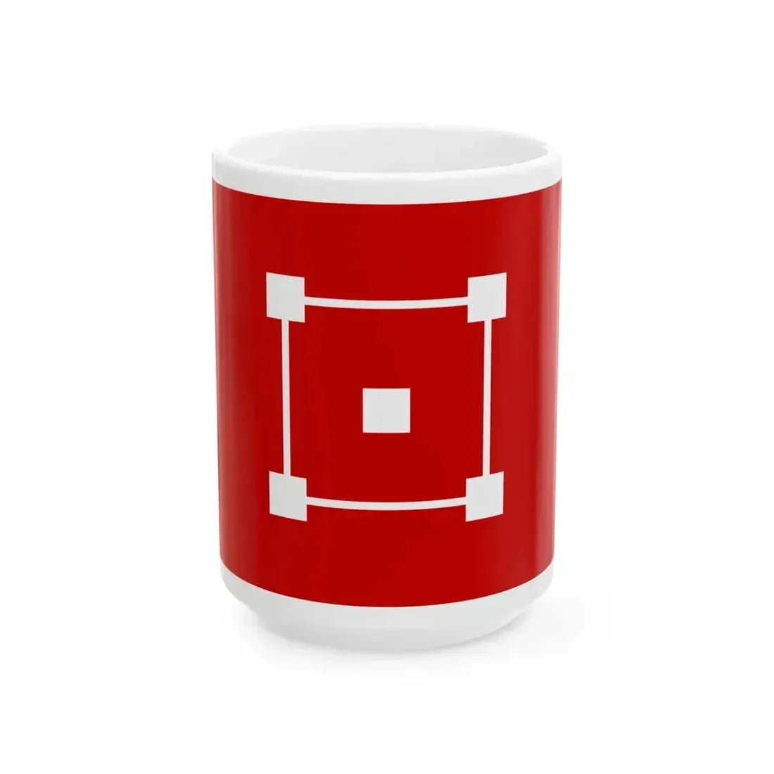 Flag of Cambodia under Japanese occupation (Cambodia) White Coffee Mug 15oz - Go Mug Yourself