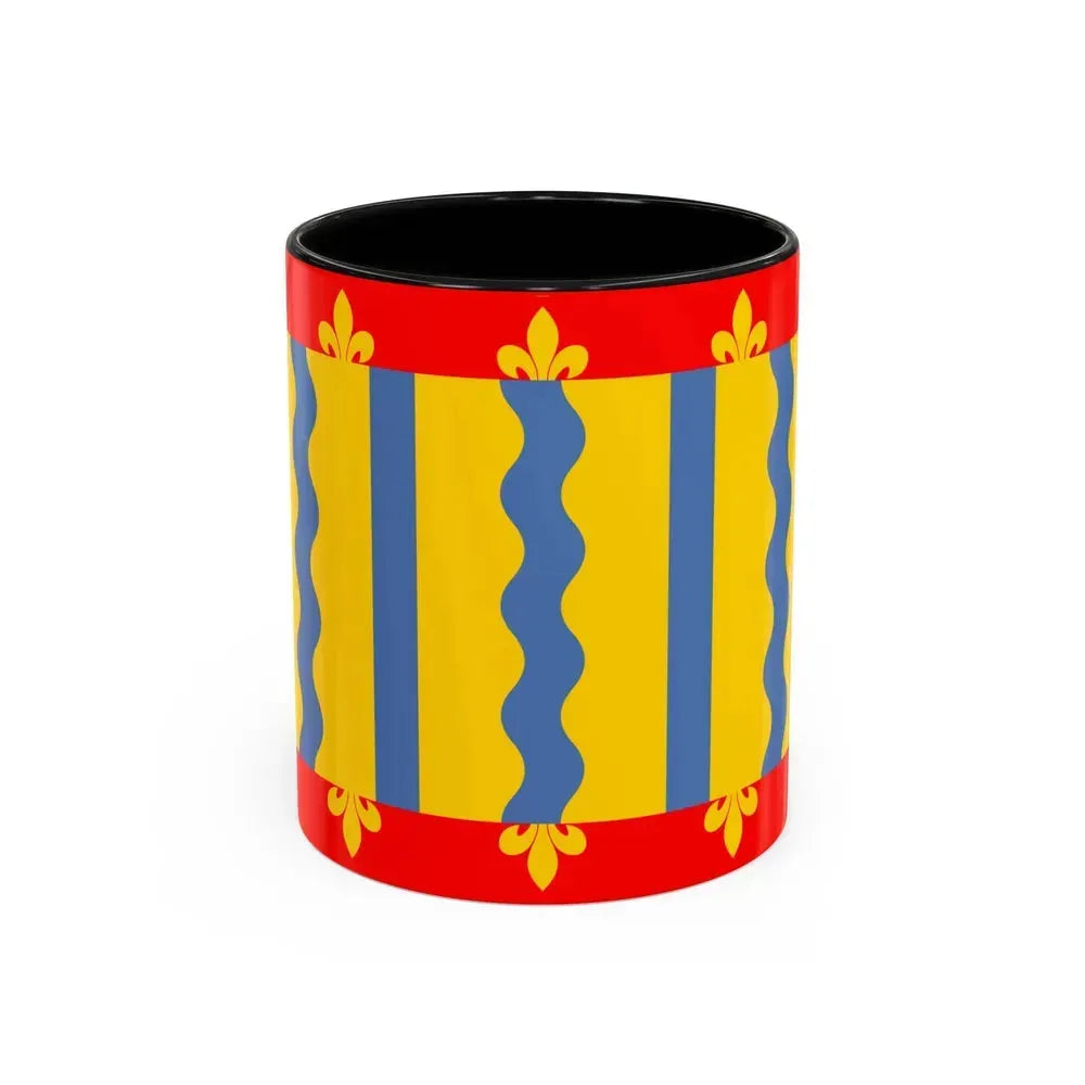 Flag of Cambridgeshire UK - Accent Coffee Mug 11oz Black - Go Mug Yourself