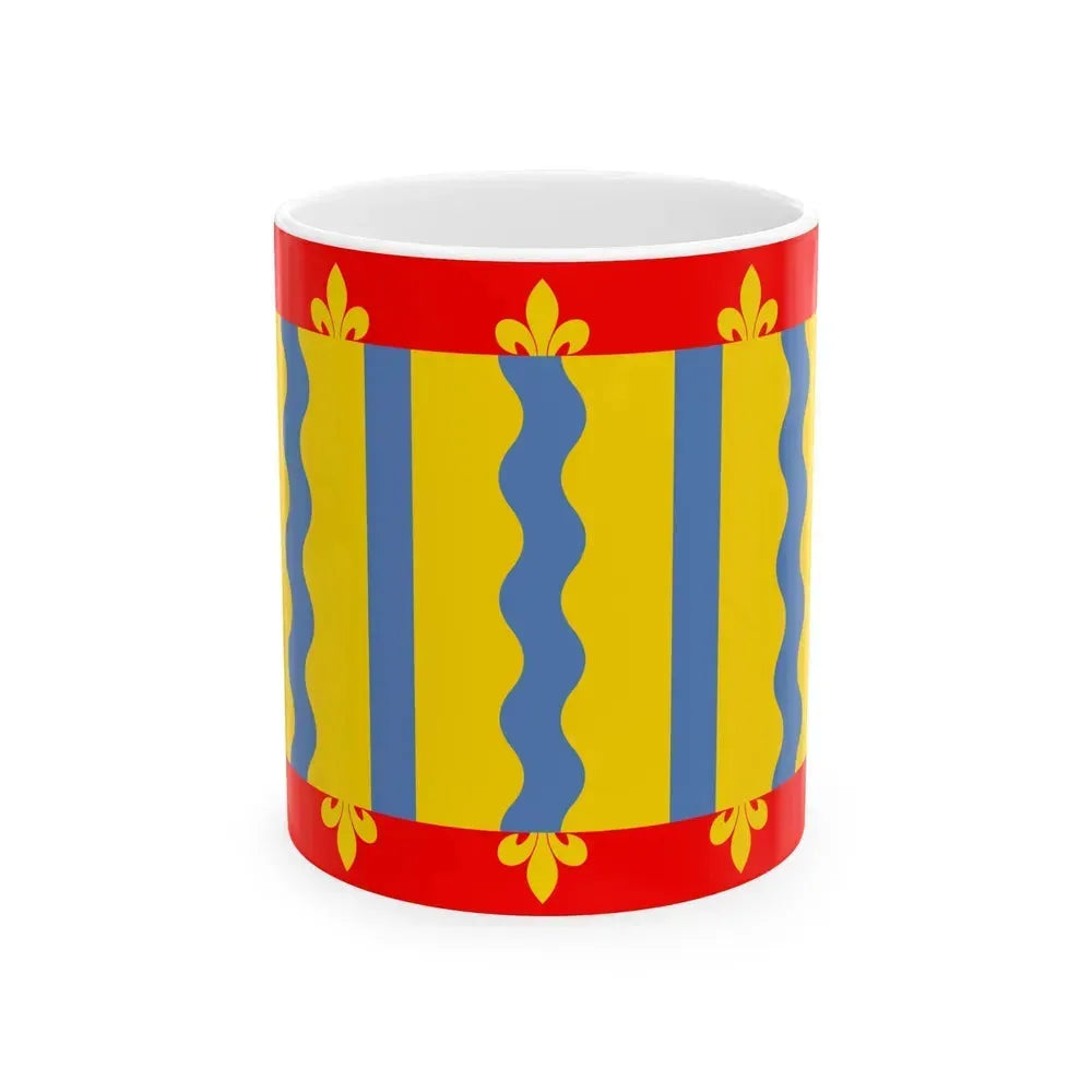 Flag of Cambridgeshire UK - White Coffee Mug 11oz - Go Mug Yourself