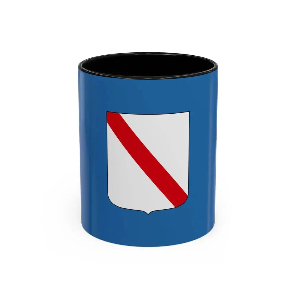 Flag of Campania Italy - Accent Coffee Mug 11oz Black - Go Mug Yourself