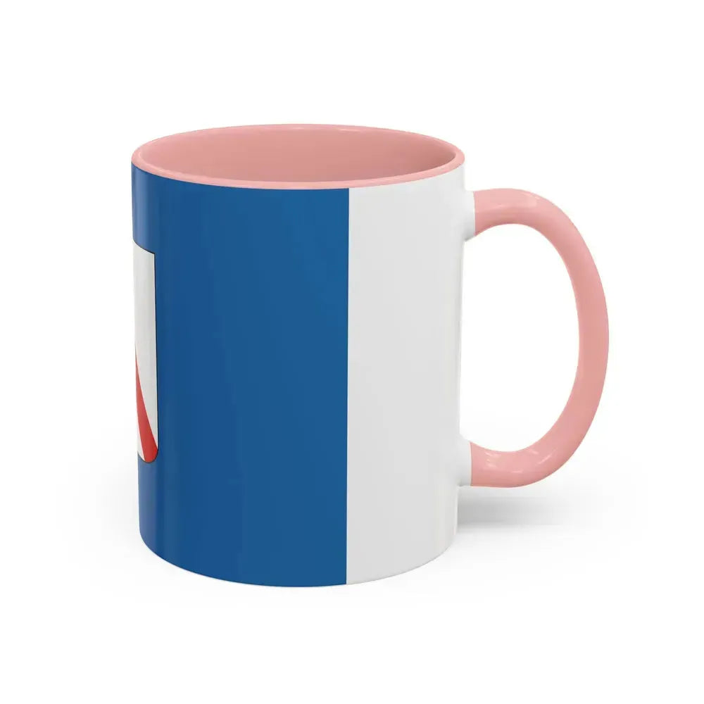 Flag of Campania Italy - Accent Coffee Mug - Go Mug Yourself