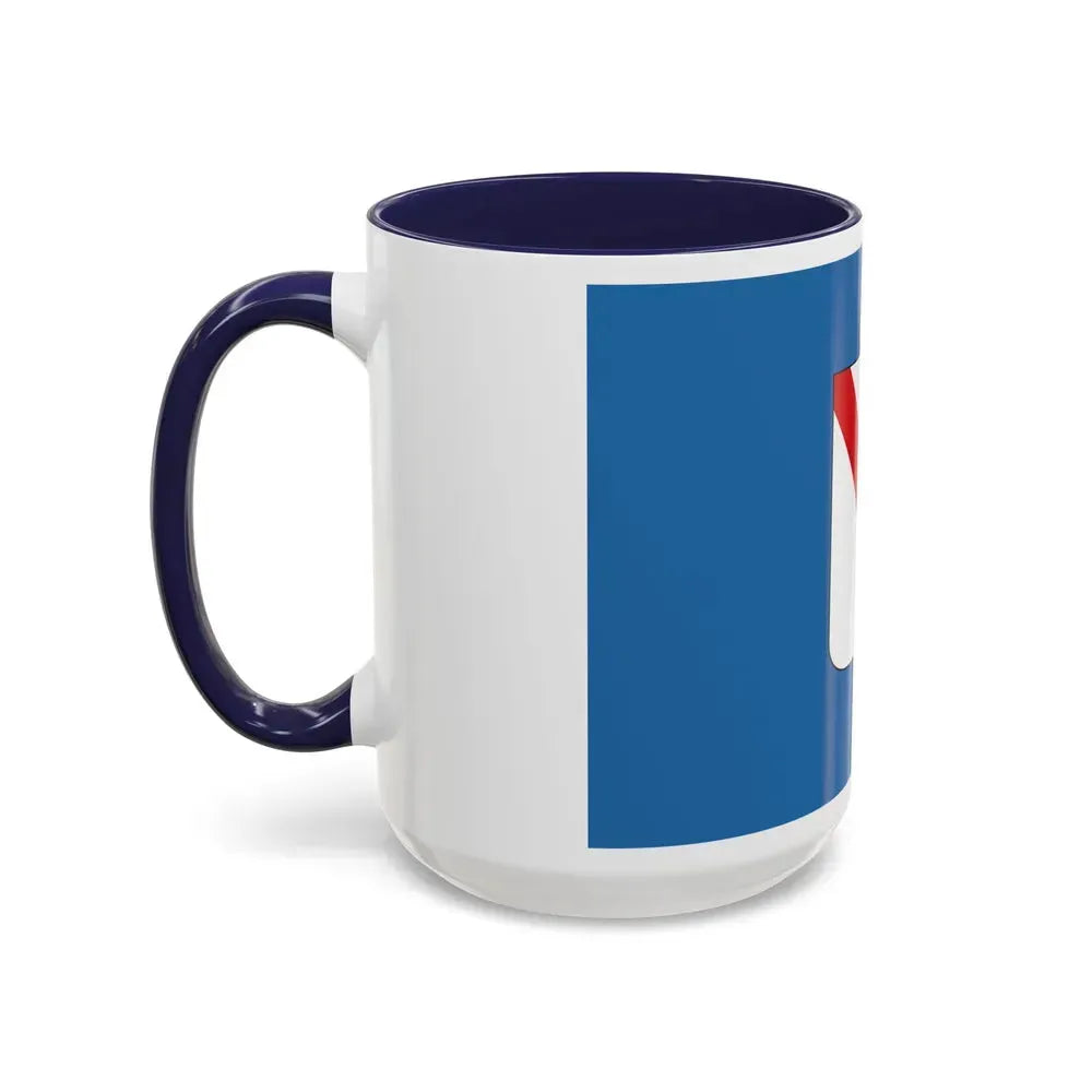 Flag of Campania Italy - Accent Coffee Mug - Go Mug Yourself