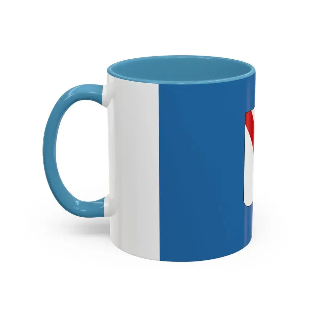 Flag of Campania Italy - Accent Coffee Mug - Go Mug Yourself