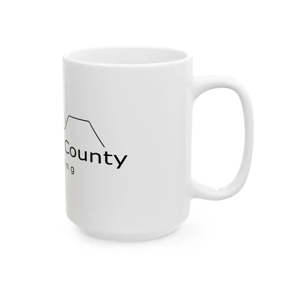 Flag of Campbell County Wyoming (United States) White Coffee Mug - Go Mug Yourself
