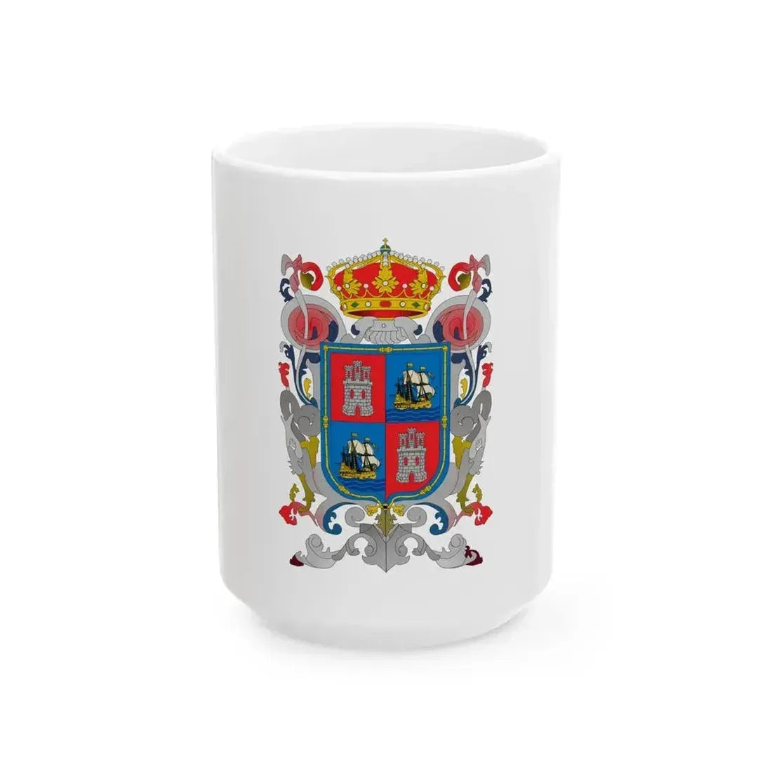Flag of Campeche (Mexico) White Coffee Mug 15oz - Go Mug Yourself