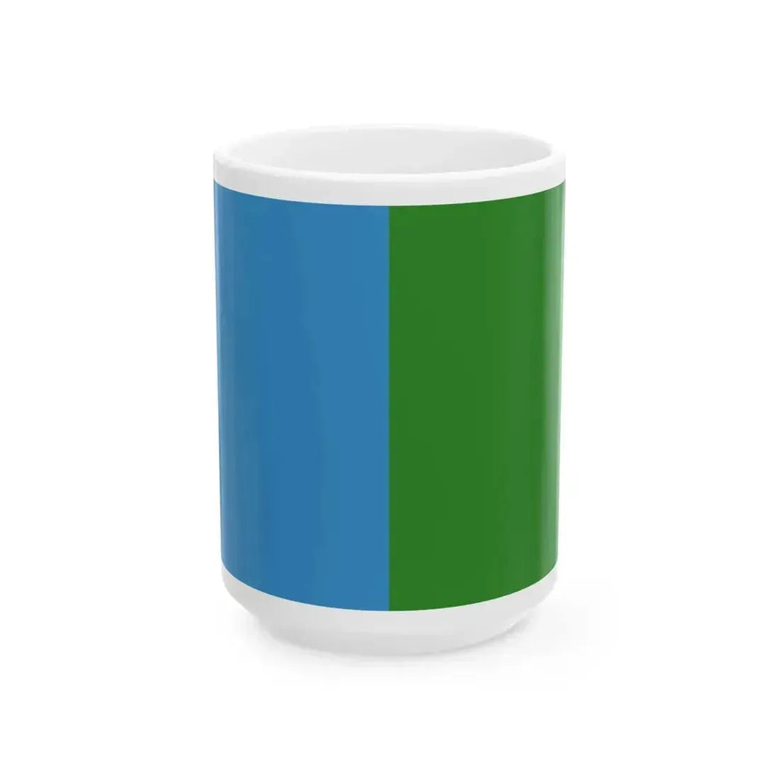 Flag of Campo Ligure (Italy) White Coffee Mug 15oz - Go Mug Yourself