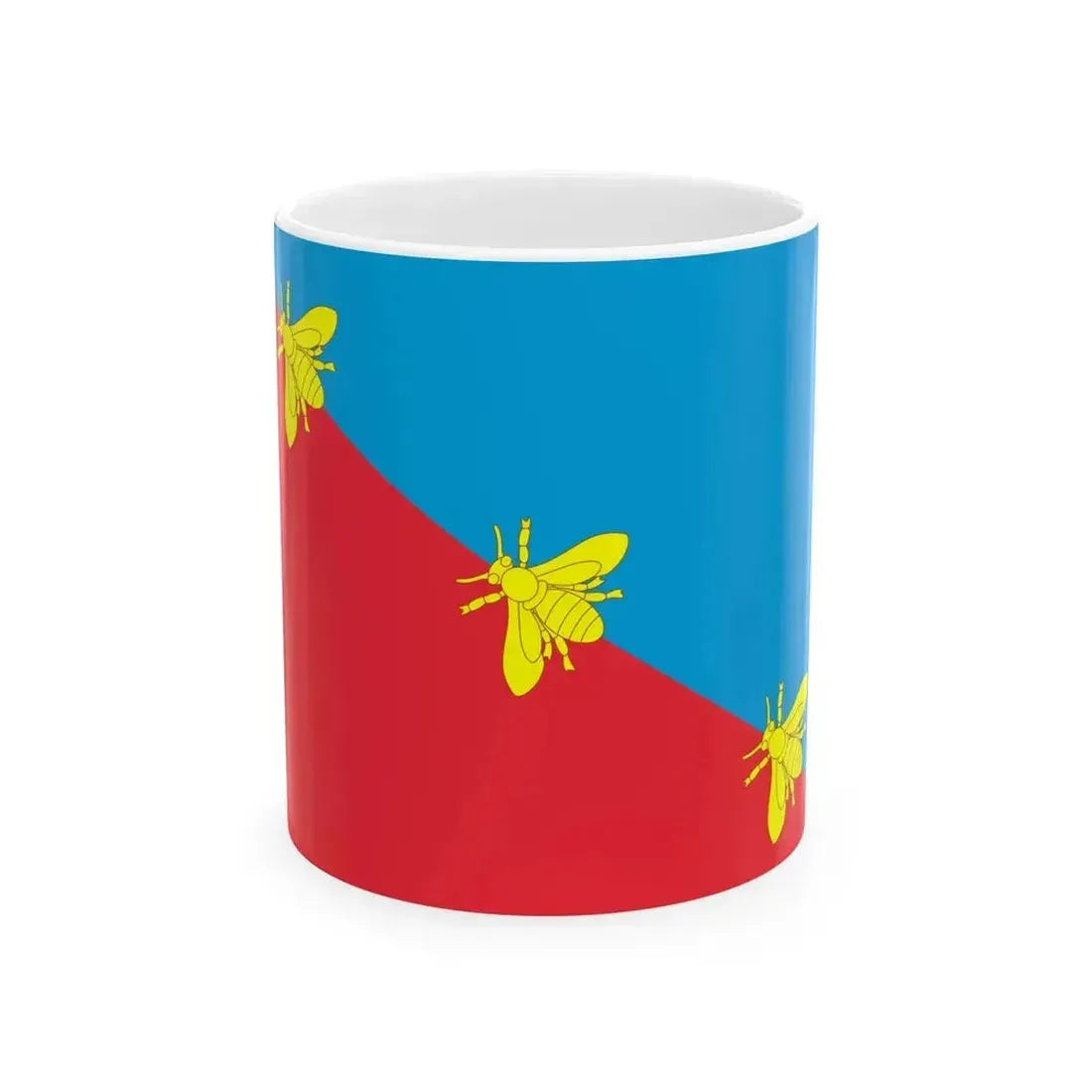 Flag of Campo nellElba (Italy) White Coffee Mug 11oz - Go Mug Yourself