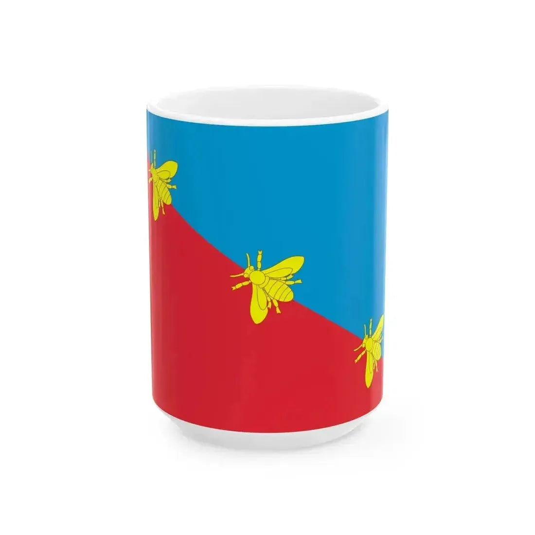 Flag of Campo nellElba (Italy) White Coffee Mug 15oz - Go Mug Yourself