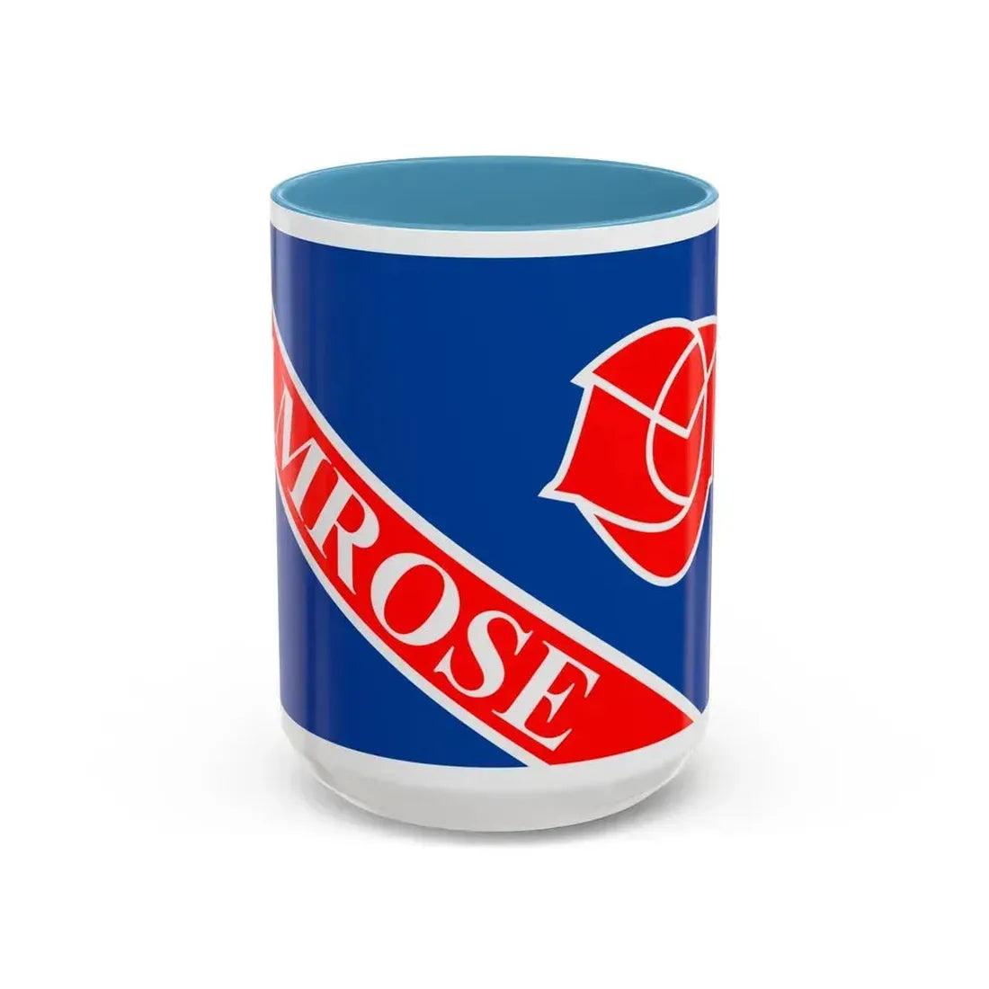 Flag of Camrose Alberta Canada - Accent Coffee Mug 15oz Light Blue - Go Mug Yourself