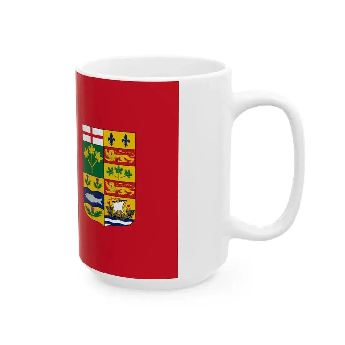 Flag of Canada 1868-1921 2-3 (Canada) White Coffee Mug - Go Mug Yourself