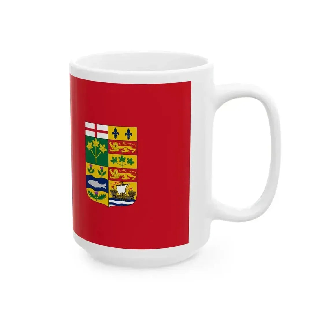 Flag of Canada 1868-1921 (Canada) White Coffee Mug - Go Mug Yourself