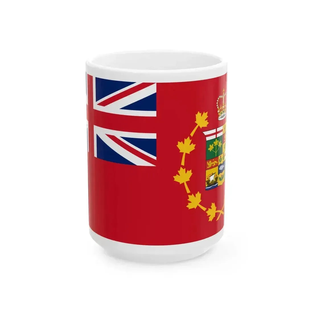 Flag of Canada 1870 (Canada) White Coffee Mug 15oz - Go Mug Yourself