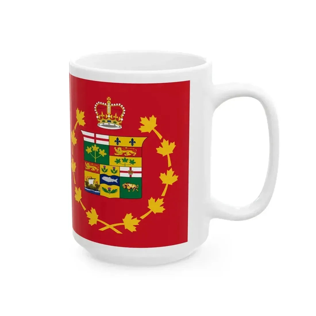 Flag of Canada 1870 (Canada) White Coffee Mug - Go Mug Yourself