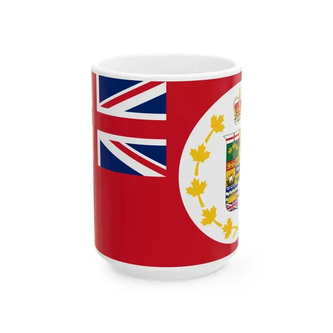 Flag of Canada 1896 (Canada) White Coffee Mug 15oz - Go Mug Yourself