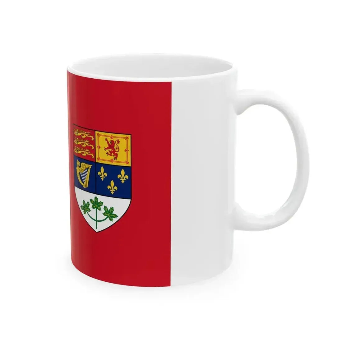Flag of Canada 1921-1957 2-3 (Canada) White Coffee Mug - Go Mug Yourself