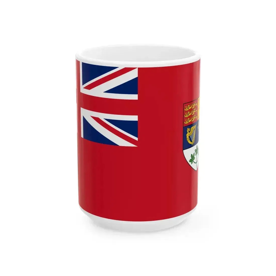 Flag of Canada 1921-1957 (Canada) White Coffee Mug 15oz - Go Mug Yourself