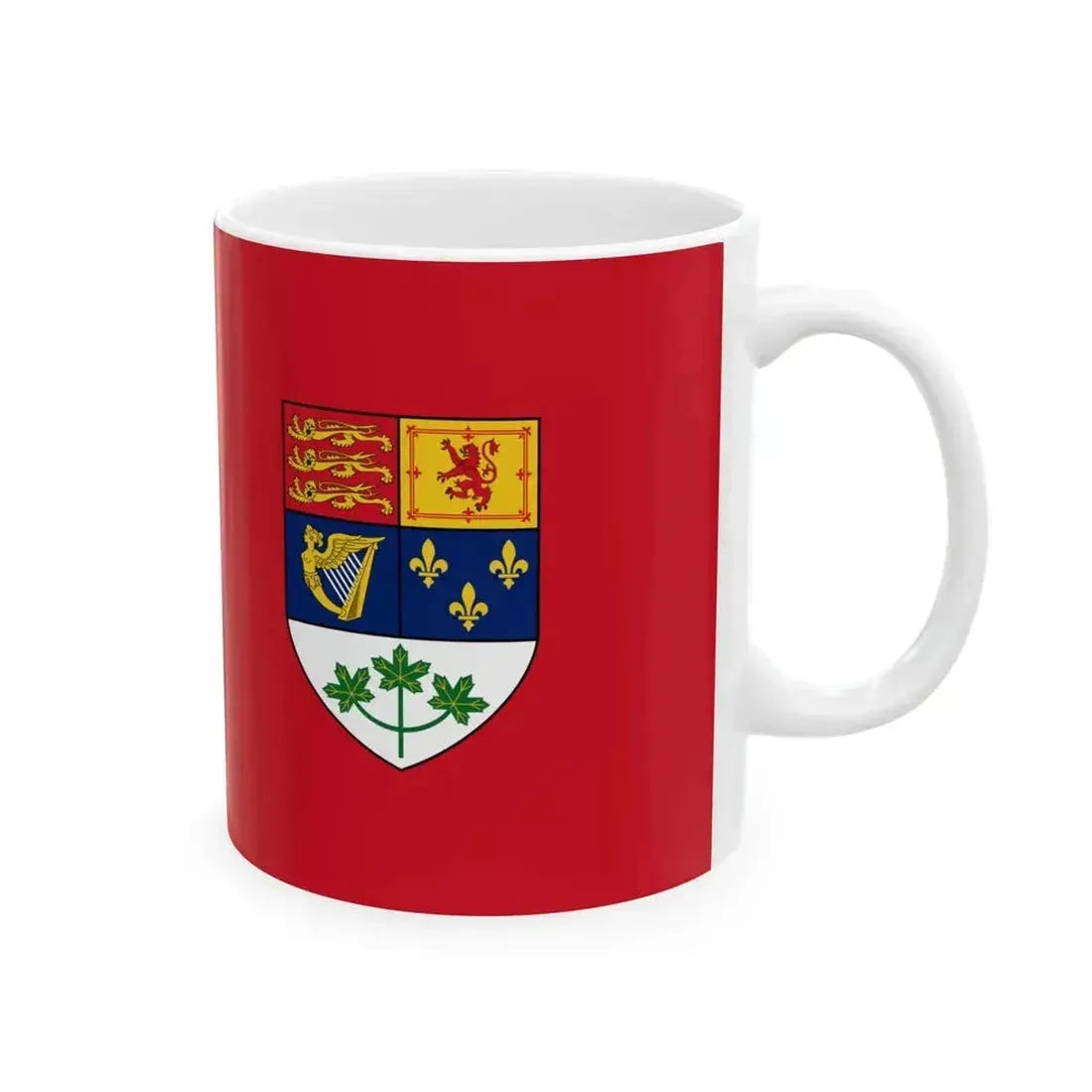 Flag of Canada 1921-1957 (Canada) White Coffee Mug - Go Mug Yourself