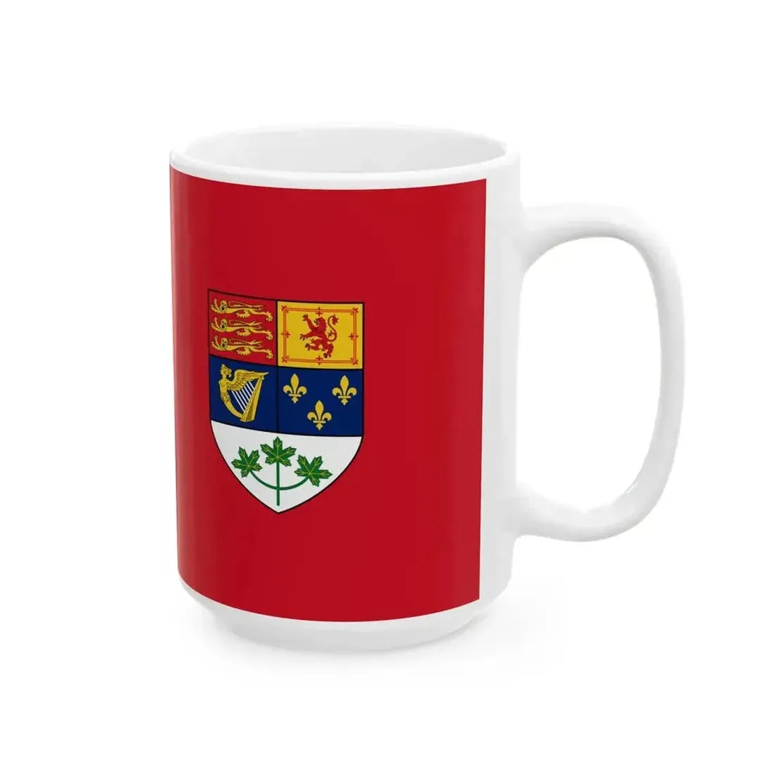Flag of Canada 1921-1957 (Canada) White Coffee Mug - Go Mug Yourself
