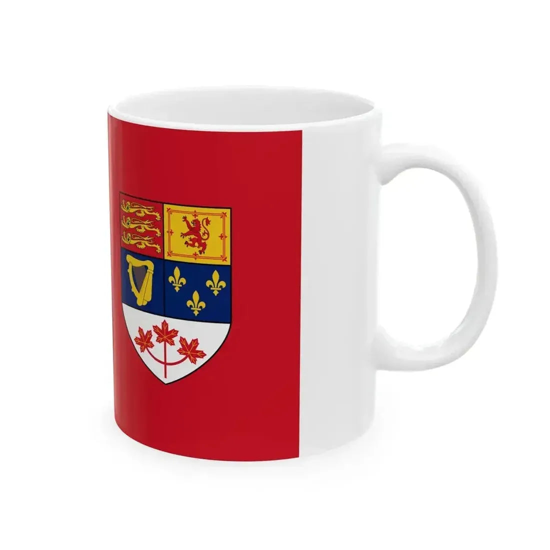 Flag of Canada 1957-1965 2-3 (Canada) White Coffee Mug - Go Mug Yourself