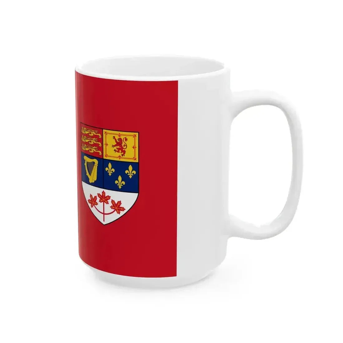 Flag of Canada 1957-1965 2-3 (Canada) White Coffee Mug - Go Mug Yourself