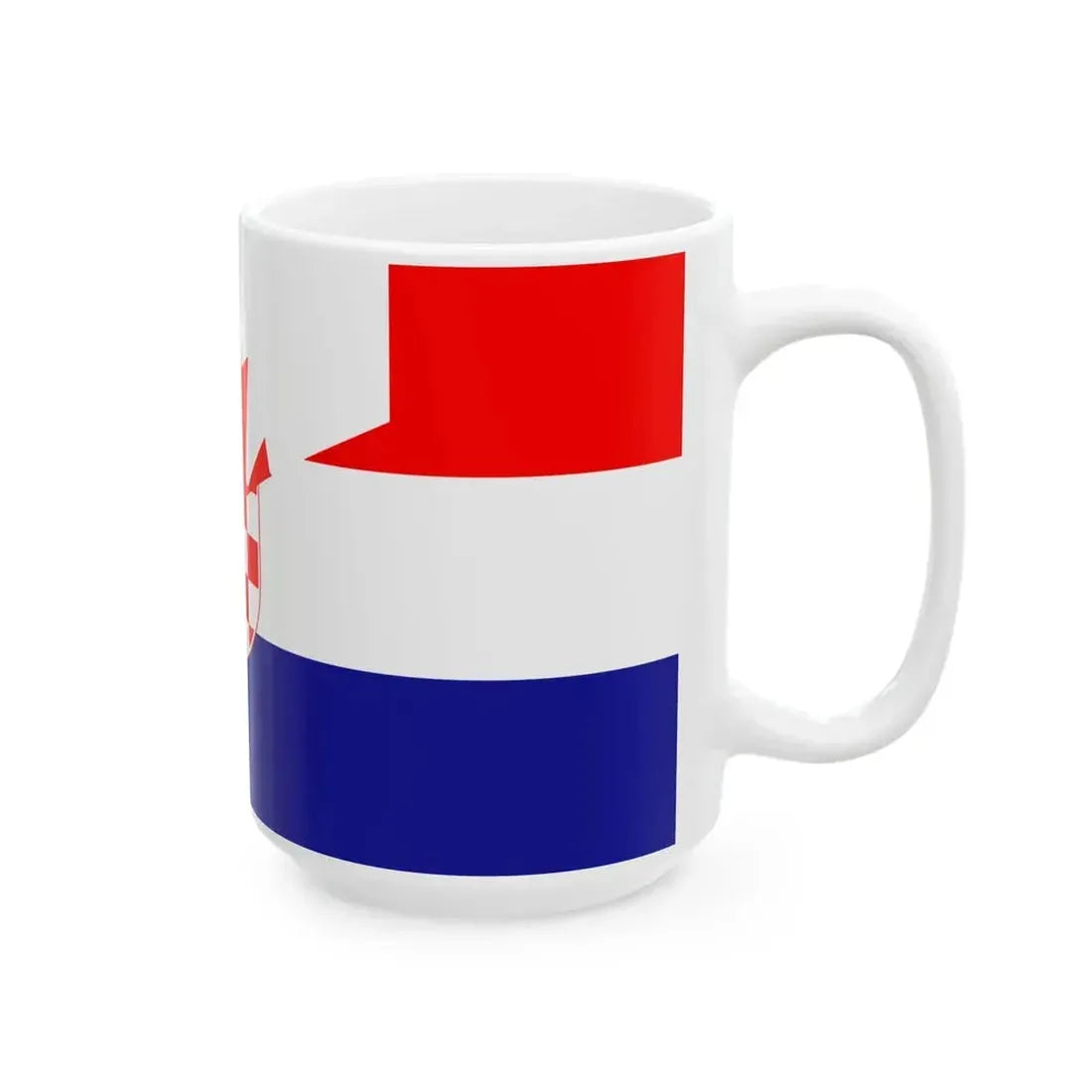 Flag of Canada and Croatia (Canada) White Coffee Mug - Go Mug Yourself