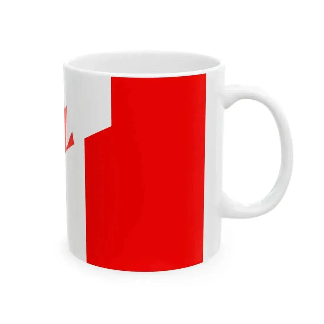 Flag of Canada and France (Canada) White Coffee Mug - Go Mug Yourself