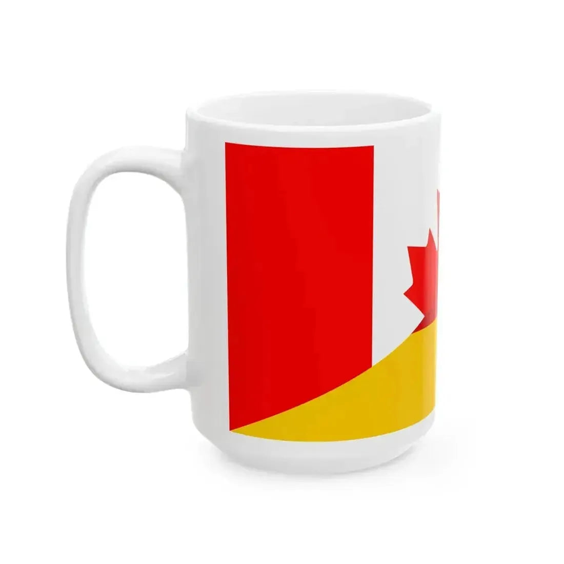 Flag of Canada and Germany (Canada) White Coffee Mug - Go Mug Yourself