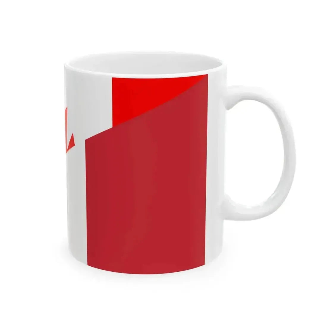 Flag of Canada and Italy (Canada) White Coffee Mug - Go Mug Yourself