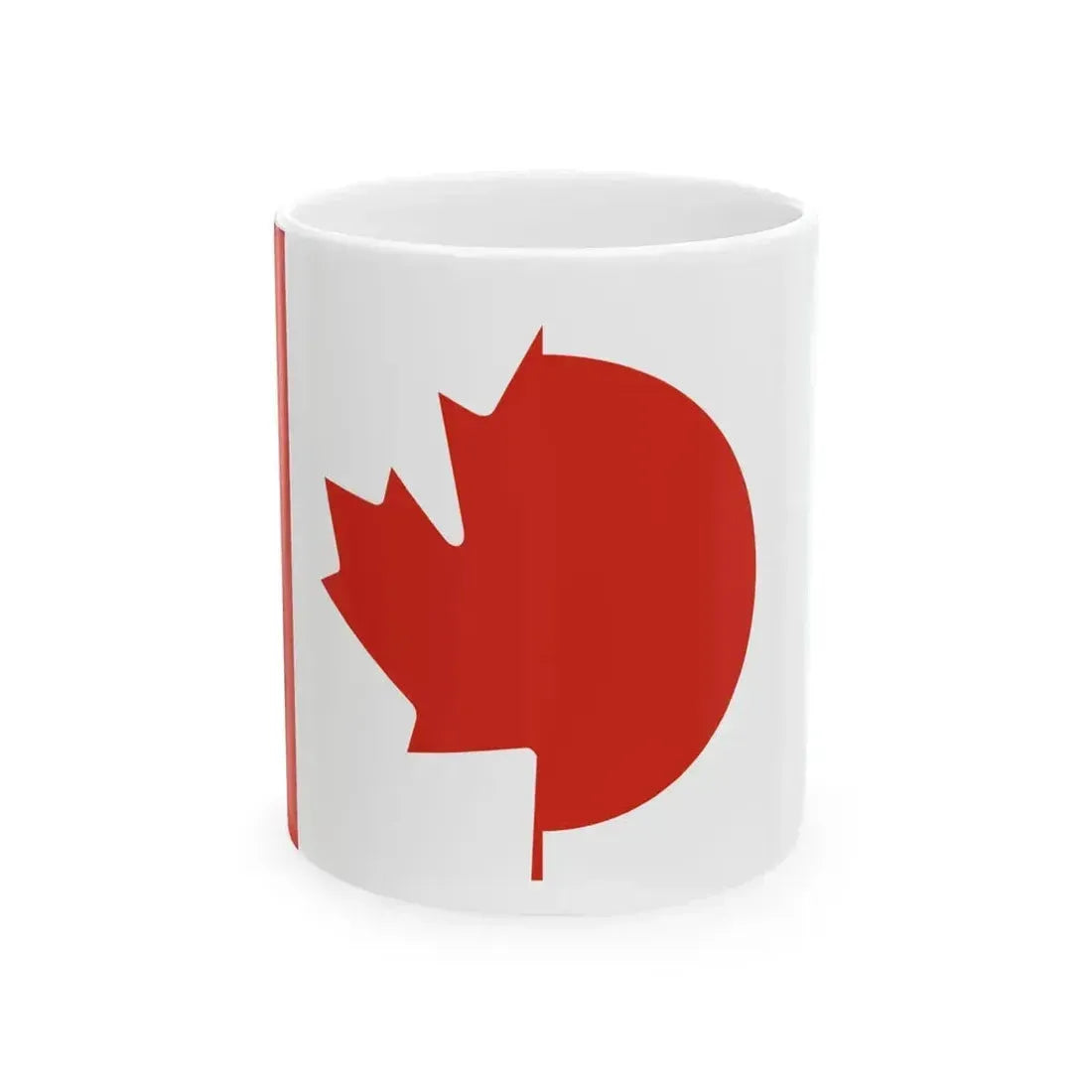 Flag of Canada and Japan (Canada) White Coffee Mug 11oz - Go Mug Yourself