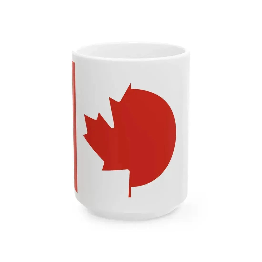 Flag of Canada and Japan (Canada) White Coffee Mug 15oz - Go Mug Yourself