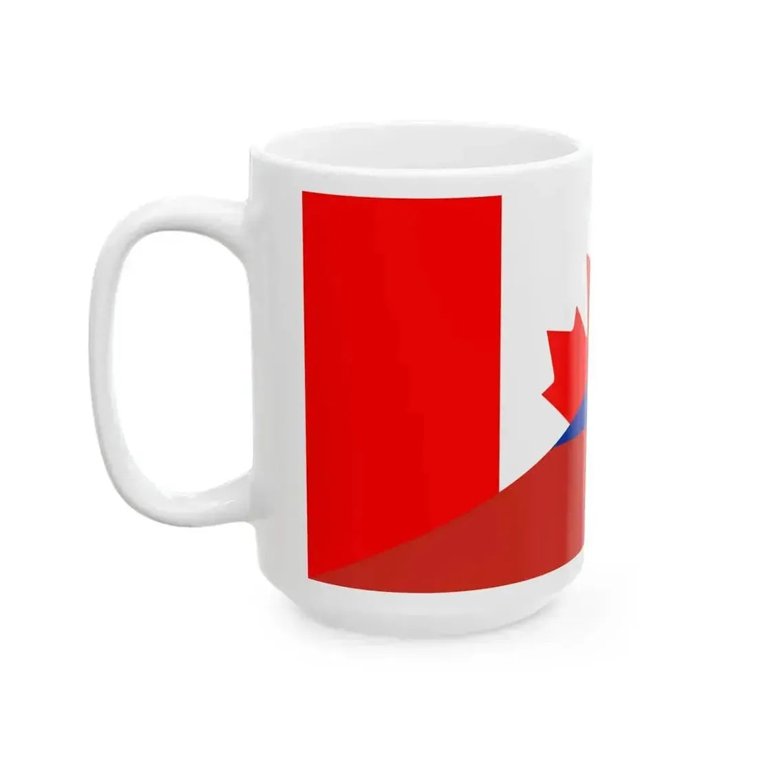 Flag of Canada and Russia (Canada) White Coffee Mug - Go Mug Yourself