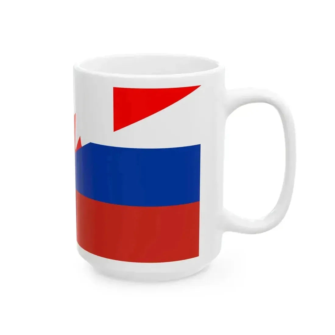 Flag of Canada and Russia (Canada) White Coffee Mug - Go Mug Yourself