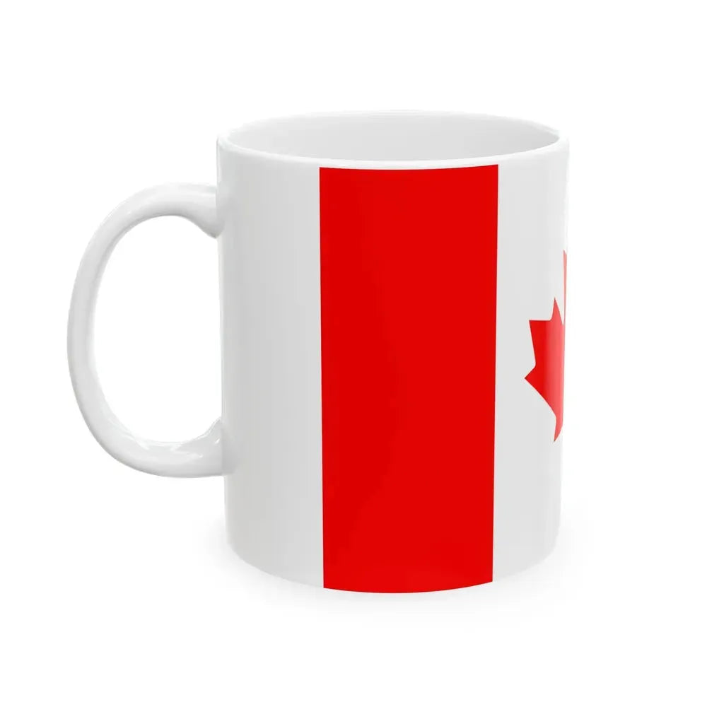Flag of Canada and South Korea (Canada) White Coffee Mug - Go Mug Yourself