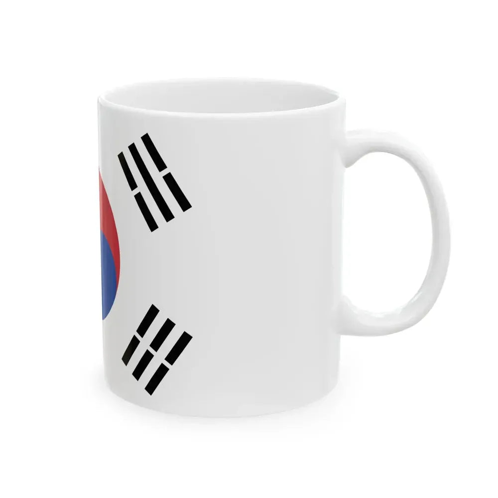 Flag of Canada and South Korea (Canada) White Coffee Mug - Go Mug Yourself