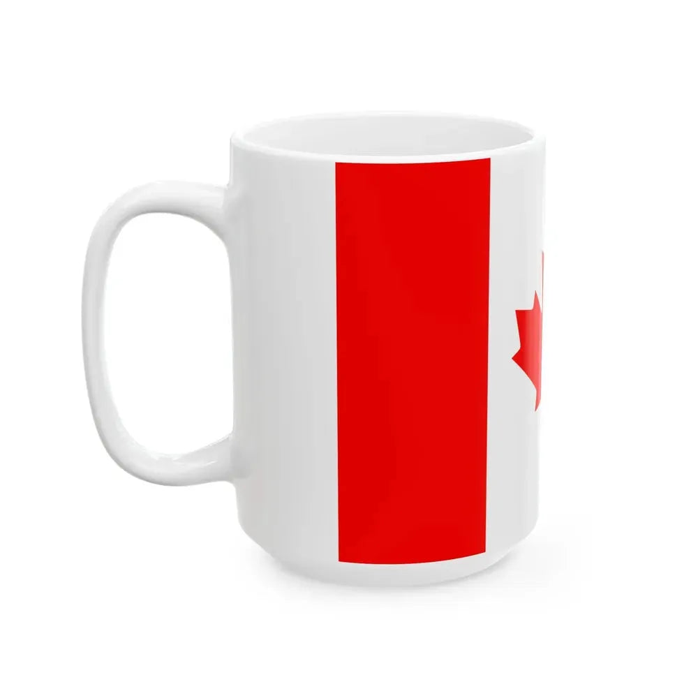 Flag of Canada and South Korea (Canada) White Coffee Mug - Go Mug Yourself