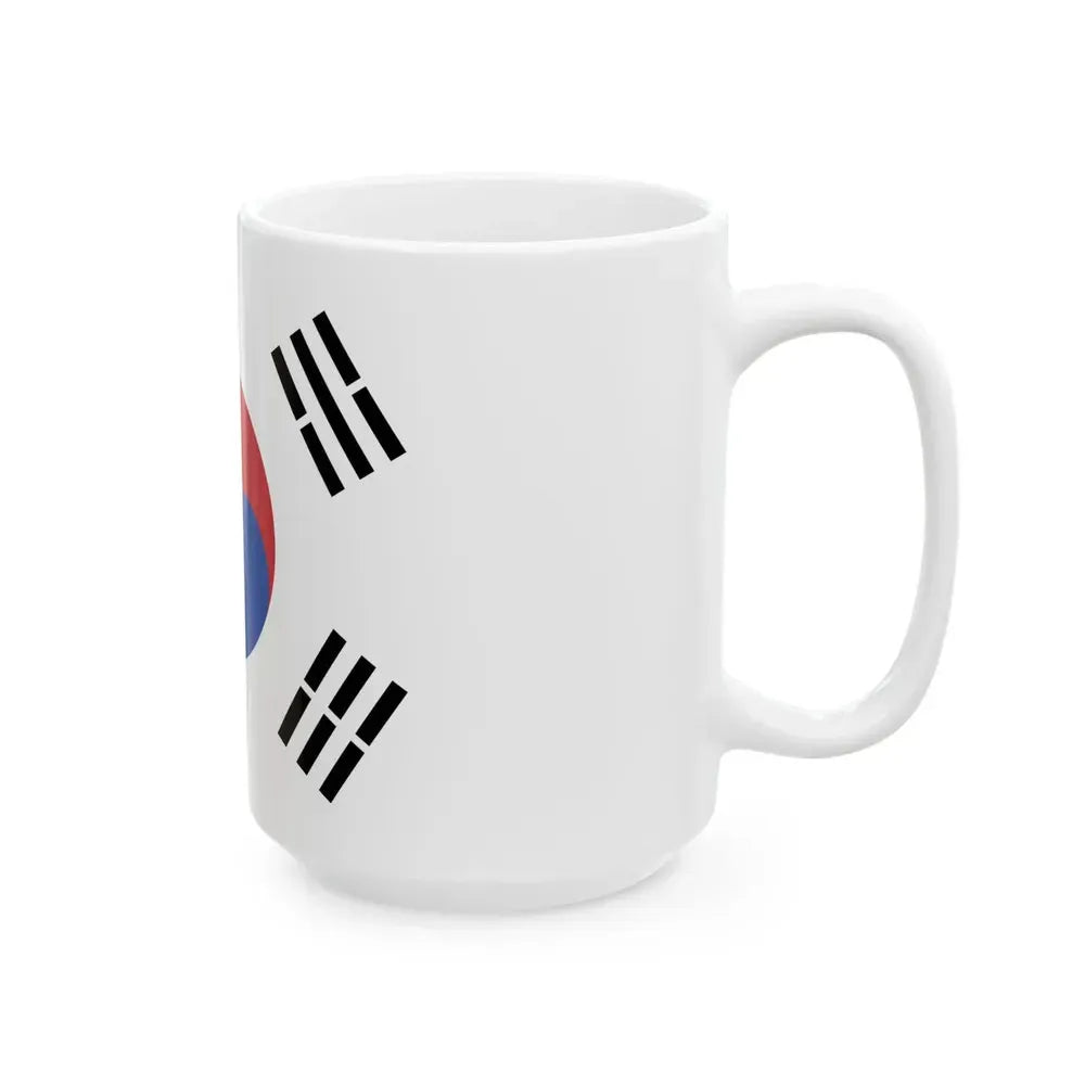 Flag of Canada and South Korea (Canada) White Coffee Mug - Go Mug Yourself