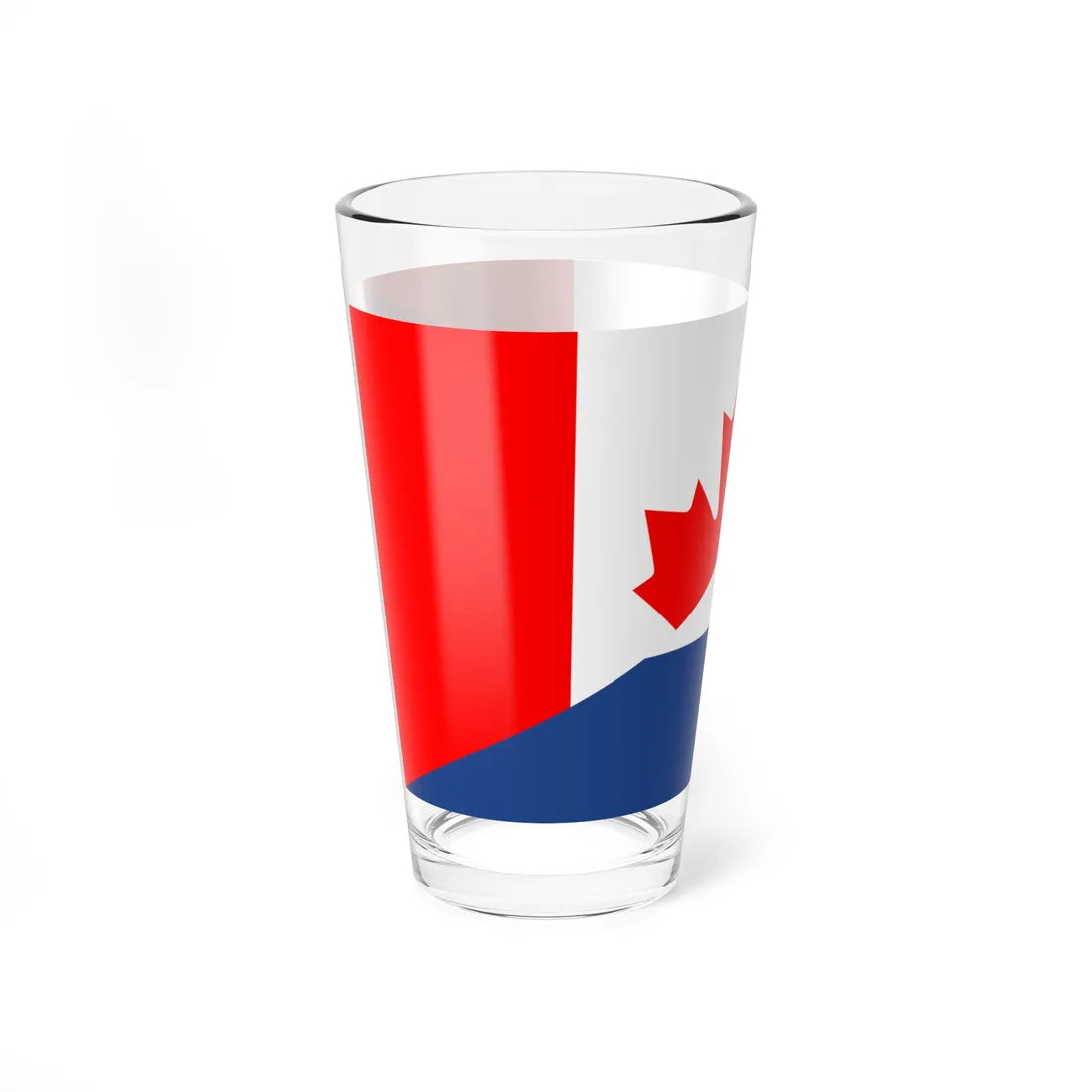 Flag of Canada and the Netherlands (Canada) Pint Glass 16oz - Go Mug Yourself