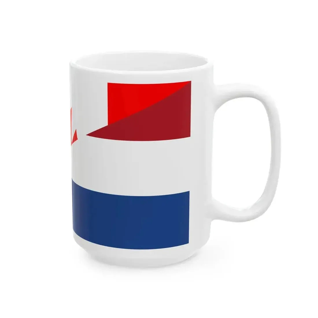 Flag of Canada and the Netherlands (Canada) White Coffee Mug - Go Mug Yourself