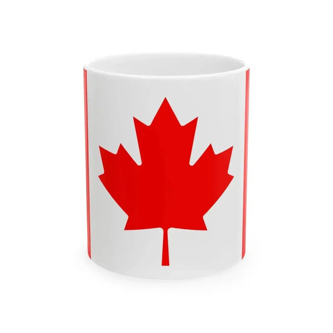 Flag of Canada (Canada) White Coffee Mug 11oz - Go Mug Yourself