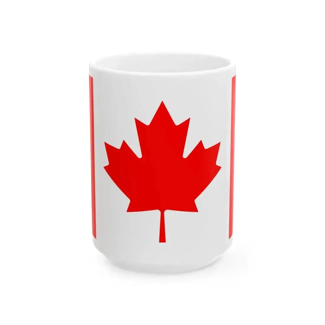 Flag of Canada (Canada) White Coffee Mug 15oz - Go Mug Yourself
