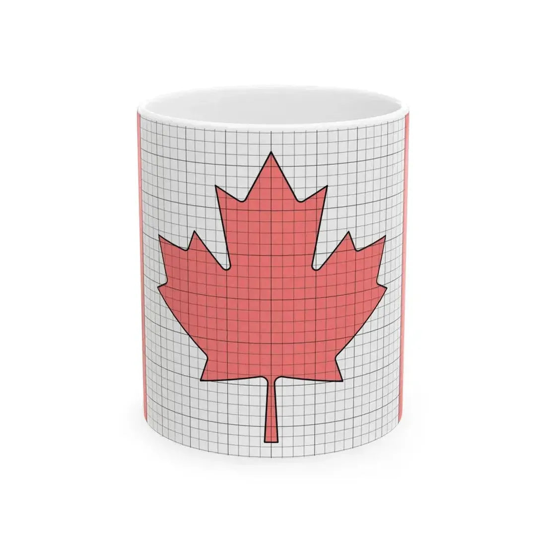 Flag of Canada construction sheet (Canada) White Coffee Mug 11oz - Go Mug Yourself