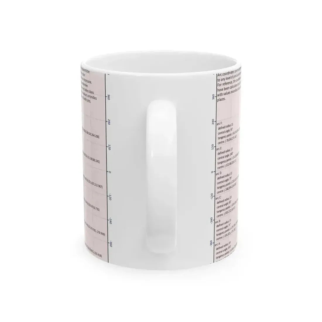 Flag of Canada construction sheet - leaf geometry (Canada) White Coffee Mug - Go Mug Yourself