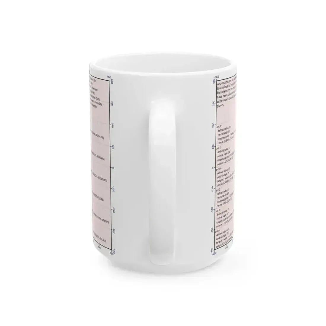 Flag of Canada construction sheet - leaf geometry (Canada) White Coffee Mug - Go Mug Yourself