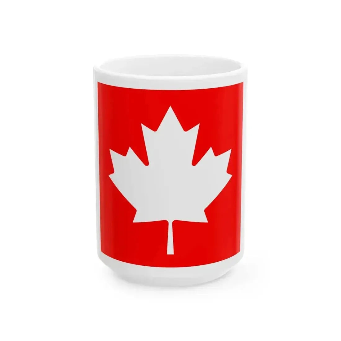 Flag of Canada inverted colours (Canada) White Coffee Mug 15oz - Go Mug Yourself