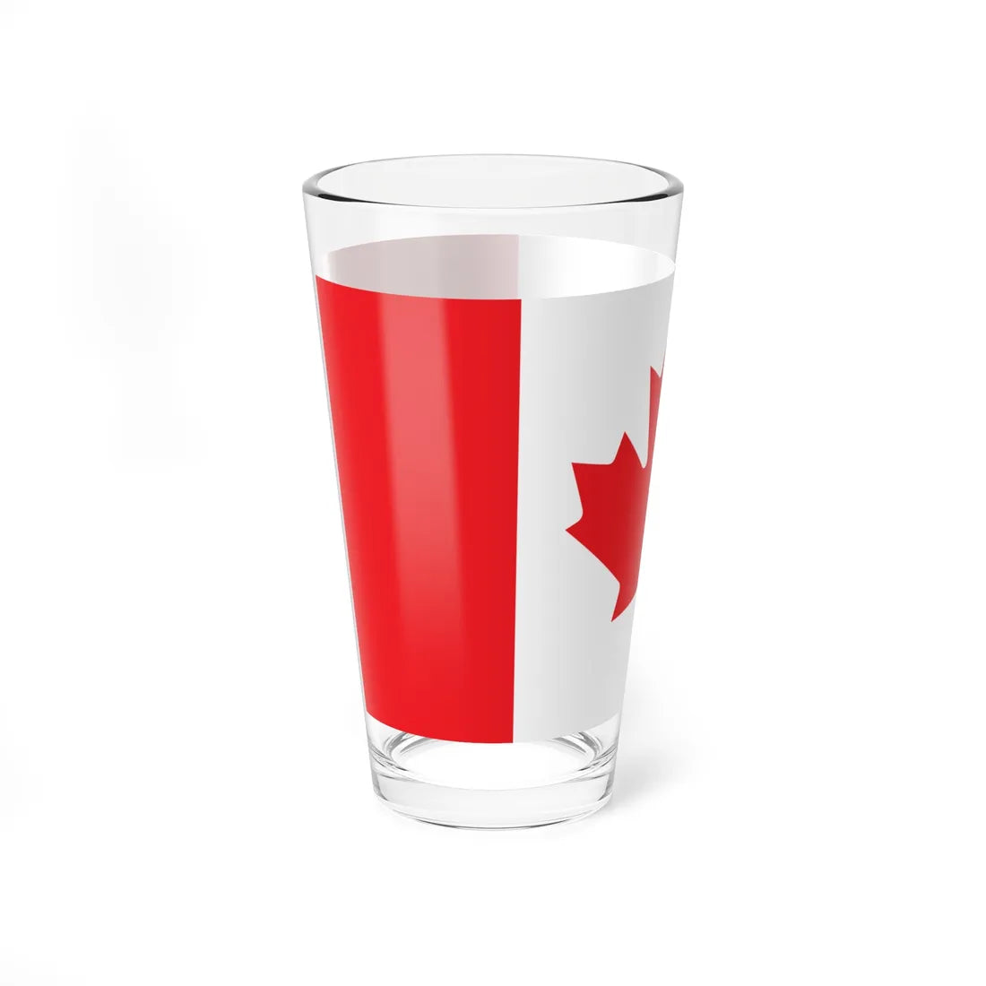 Flag of Canada official government version (Canada) Pint Glass 16oz - Go Mug Yourself