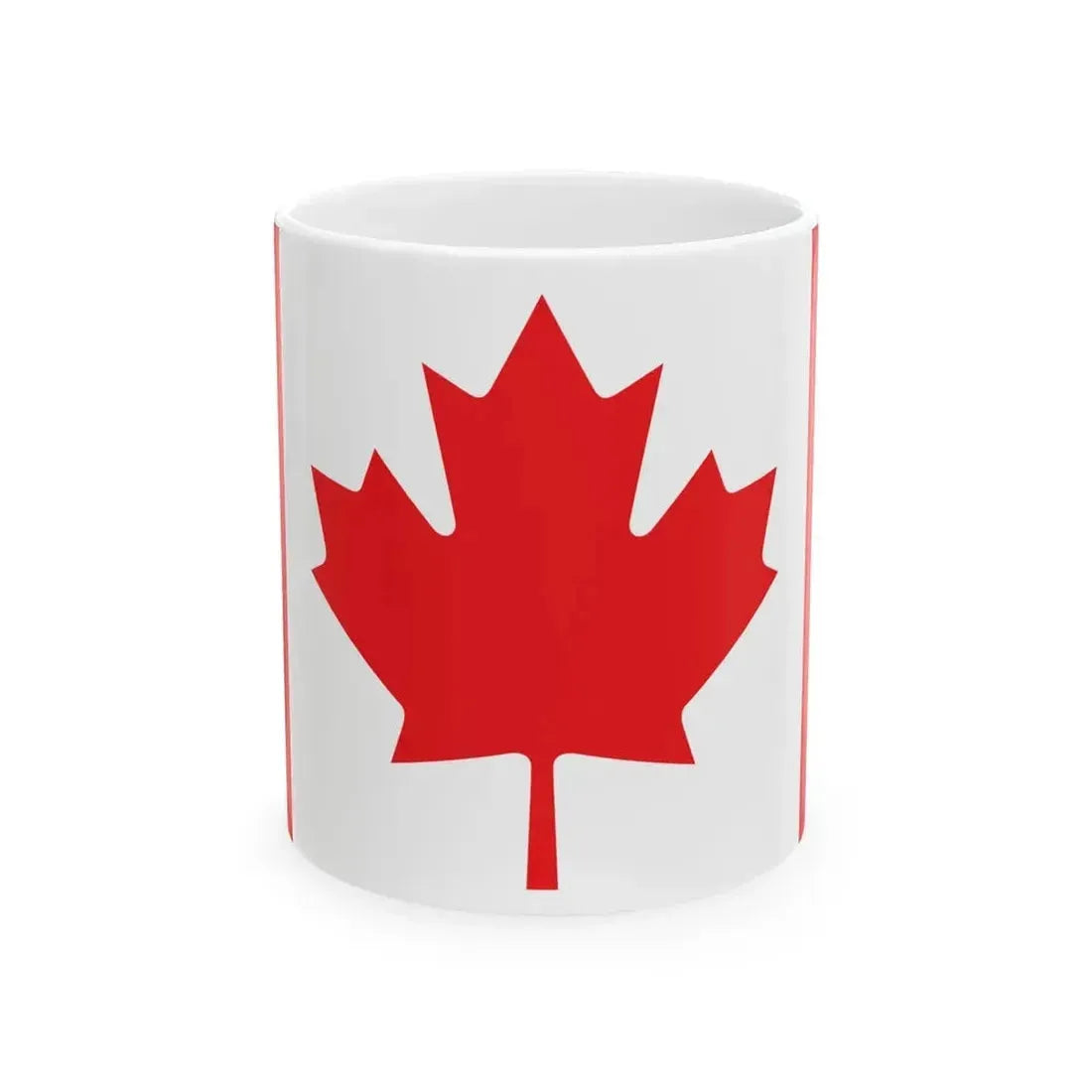 Flag of Canada official government version (Canada) White Coffee Mug 11oz - Go Mug Yourself